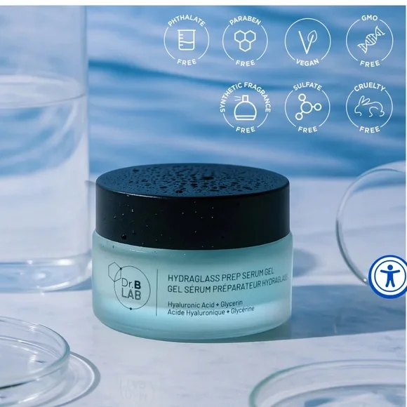 💦 Dr. B LAB HYDRAGLASS PREP SERUM GEL - Picture 1 of 6